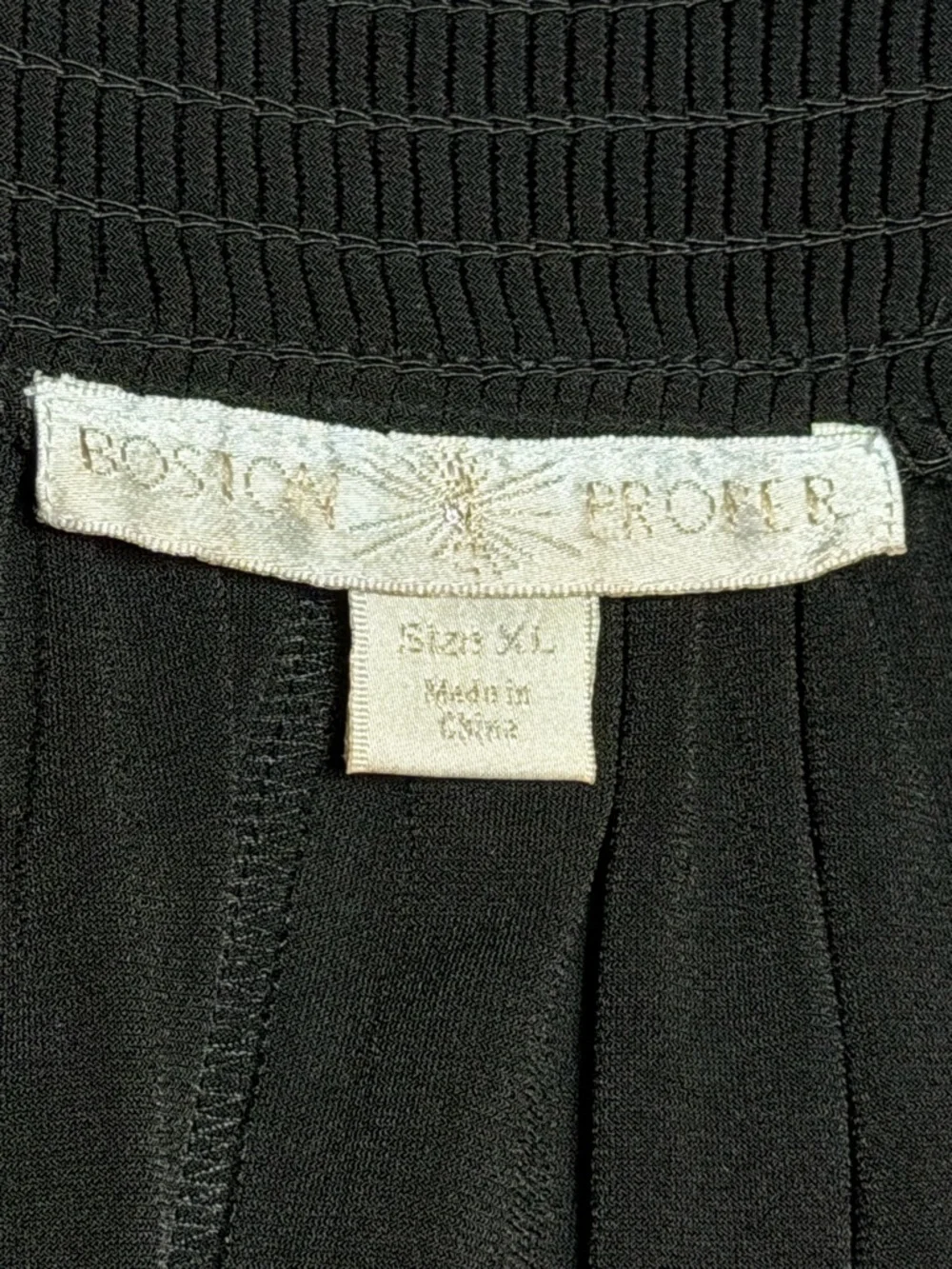 Boston Proper Black Sleeveless Maxi Dress with Lace Front Yoke XL - Picture 10 of 12
